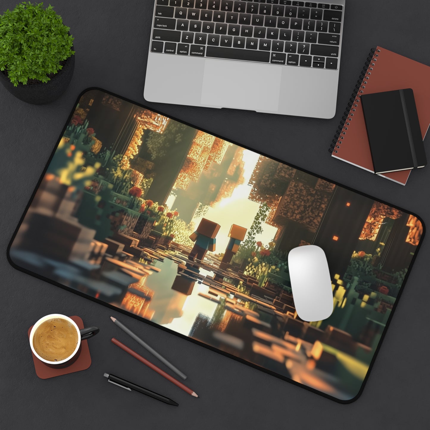 Minecraft Desk Mat – XL Pixel Gaming Mouse Pad
