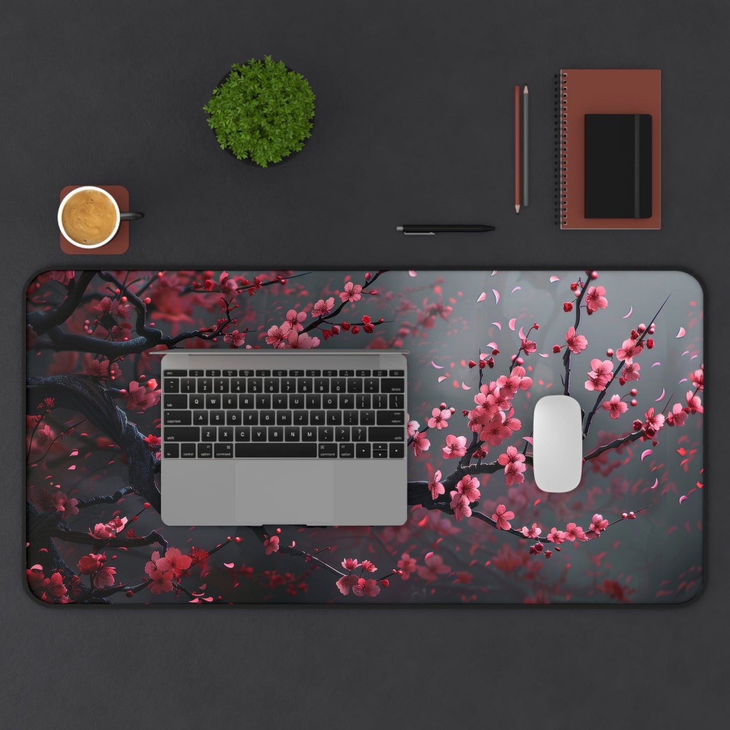 Cherry Blossom Tree Desk Mat – XL Floral Gaming Mouse Pad