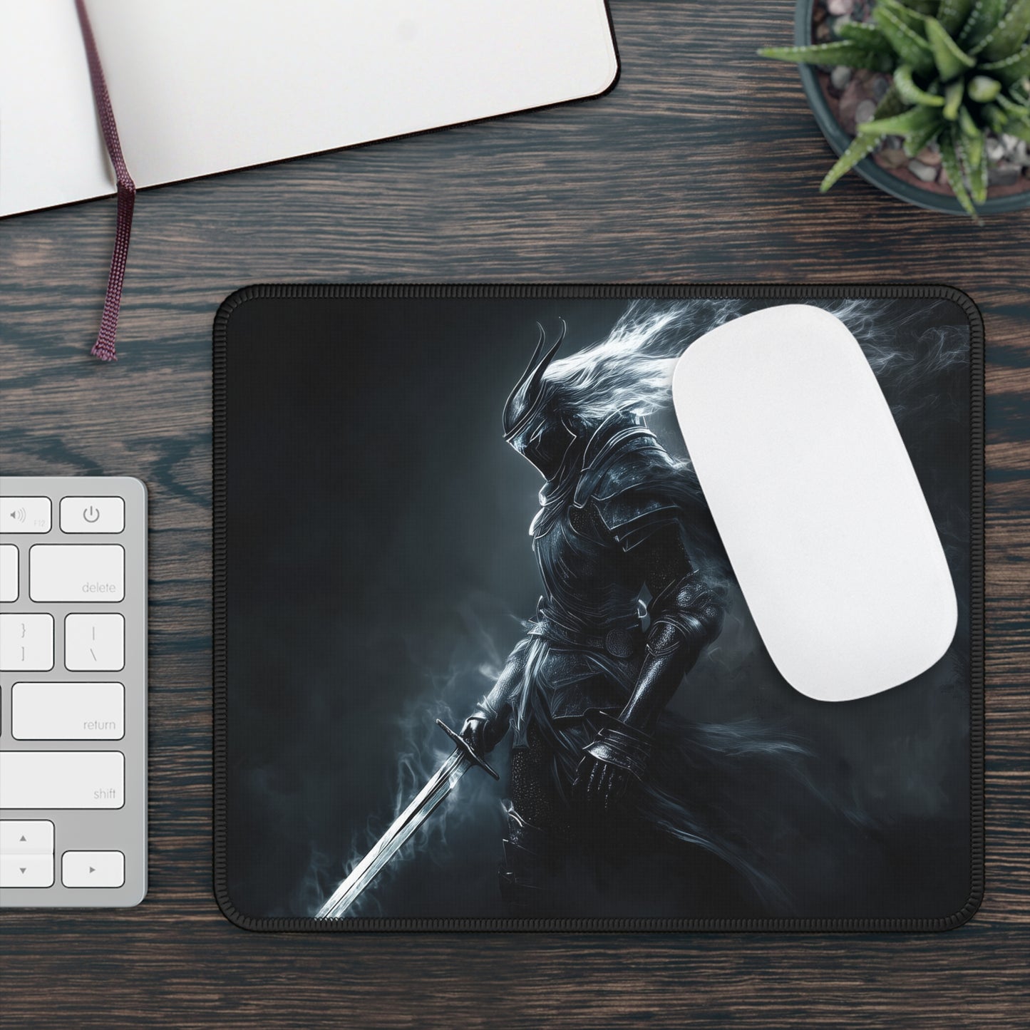 Dark Souls Knight Desk Mat – XL Dark Fantasy Gaming Mouse Pad