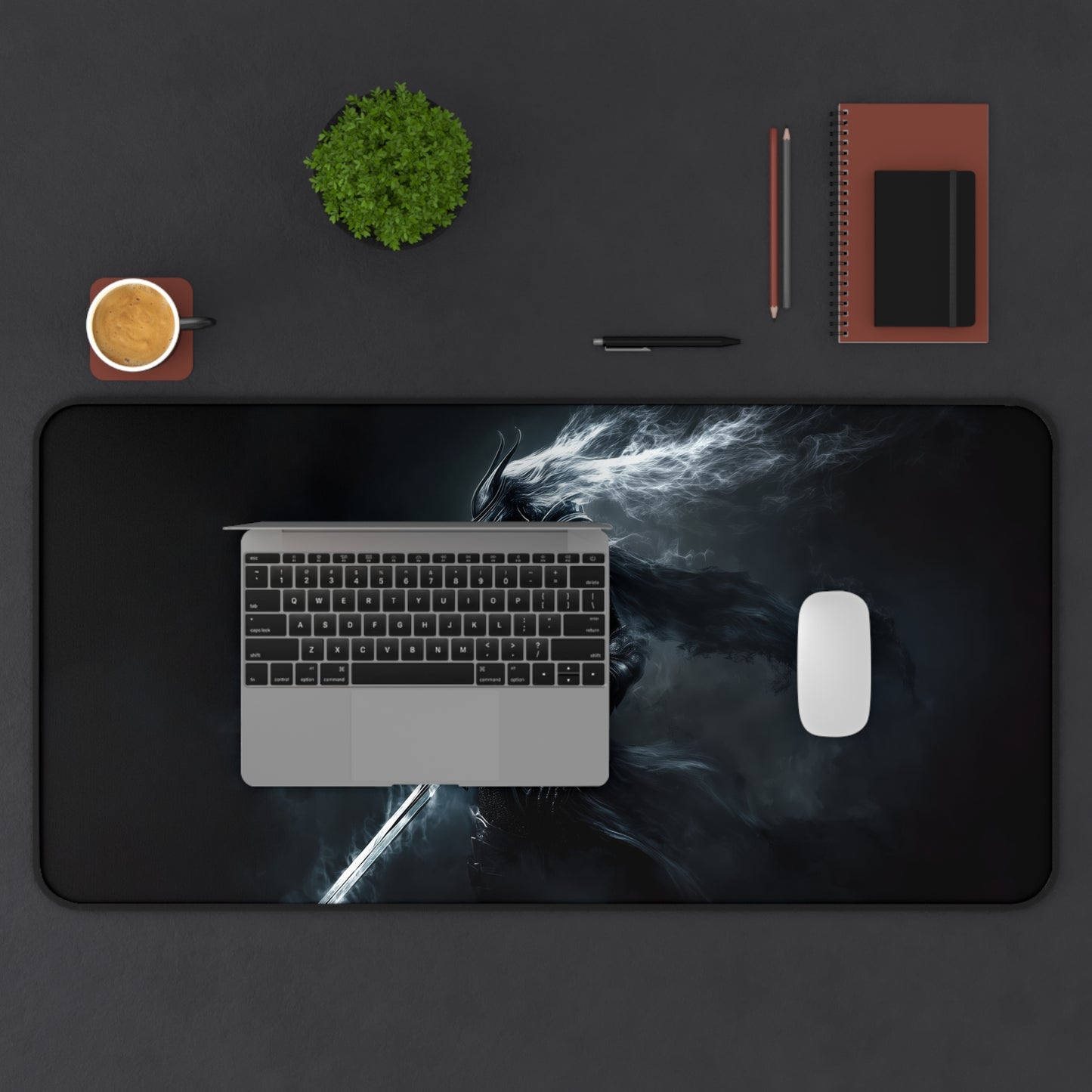 Dark Souls Knight Desk Mat – XL Dark Fantasy Gaming Mouse Pad