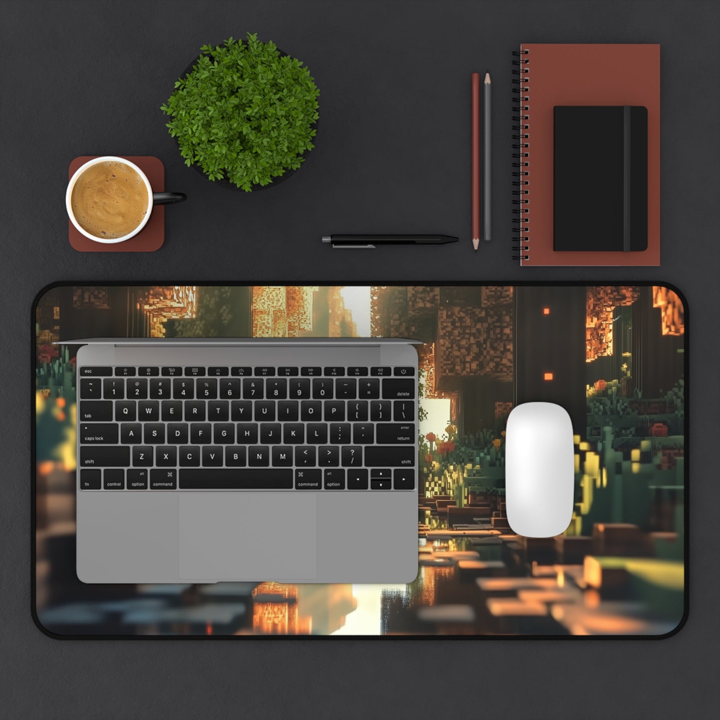Minecraft Desk Mat – XL Pixel Gaming Mouse Pad