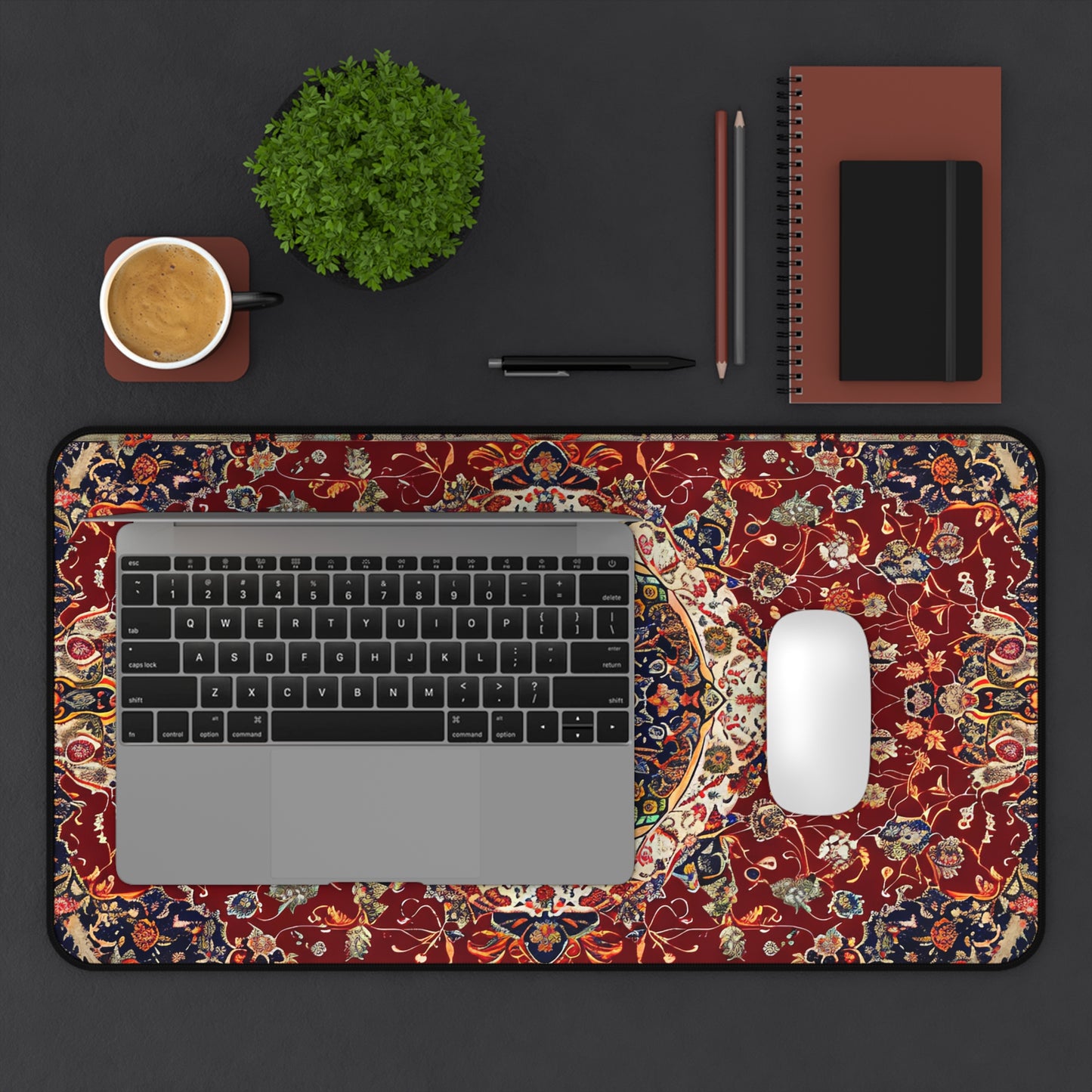 The Dude Persian Rug Desk Mat – XL Vintage Gaming Mouse Pad