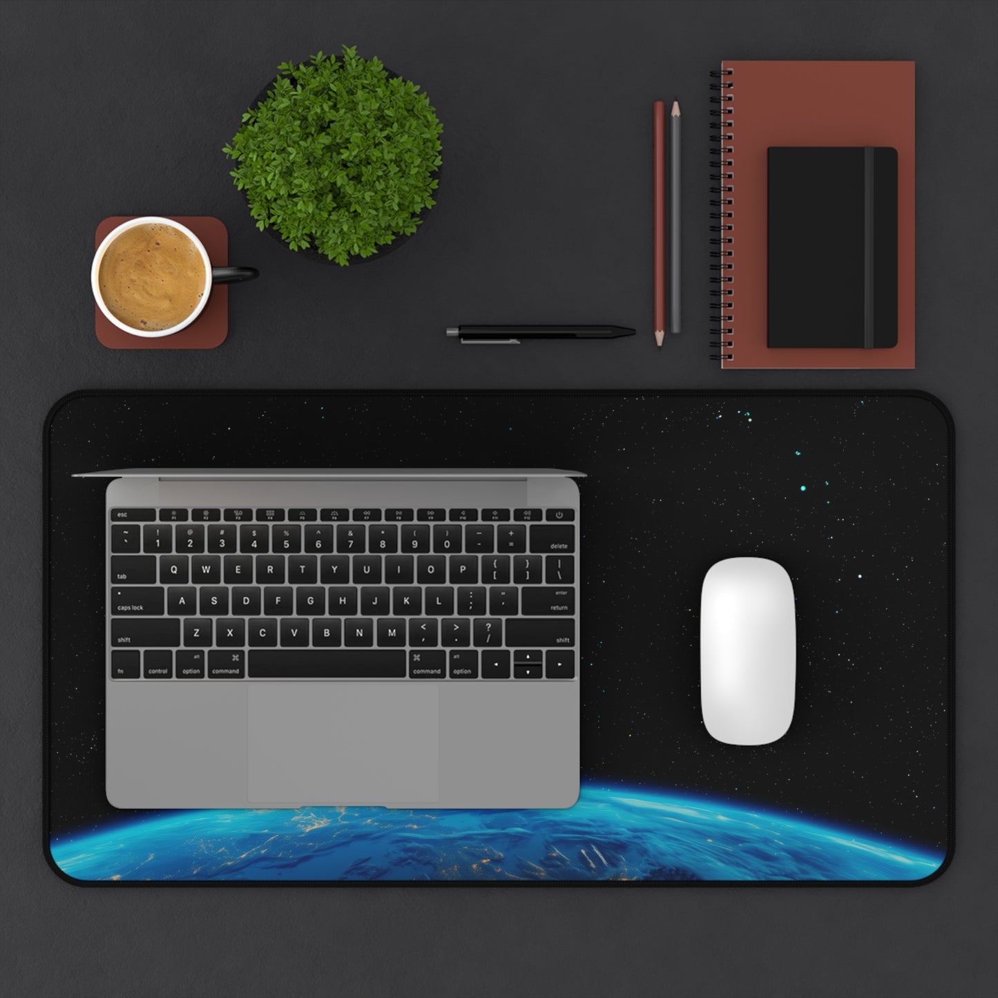 Astronaut Floating in Space Desk Mat – XL Cosmic Gaming Mouse Pad