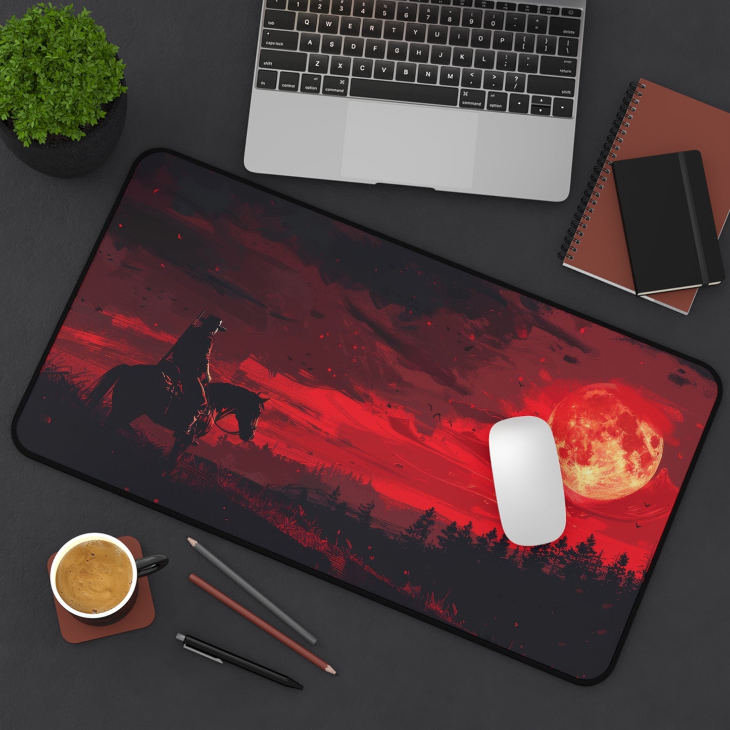 Lone Ranger Desk Mat – XL Western Cowboy Gaming Mouse Pad