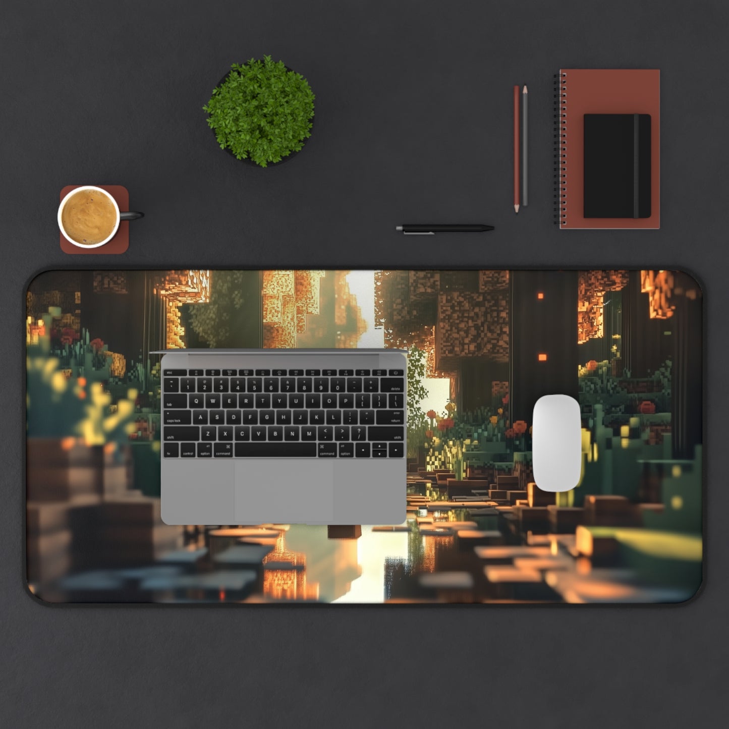 Minecraft Desk Mat – XL Pixel Gaming Mouse Pad