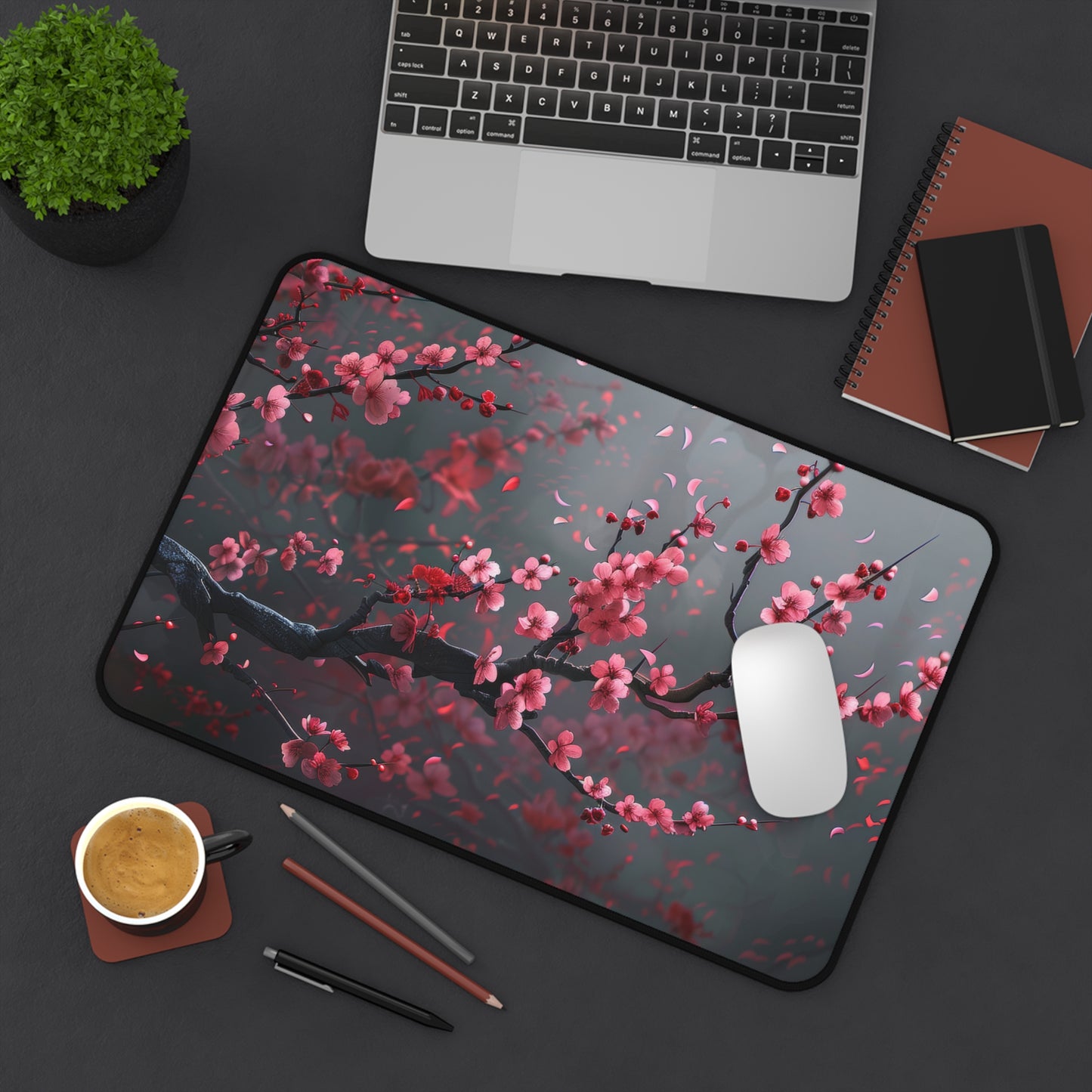 Cherry Blossom Tree Desk Mat – XL Floral Gaming Mouse Pad