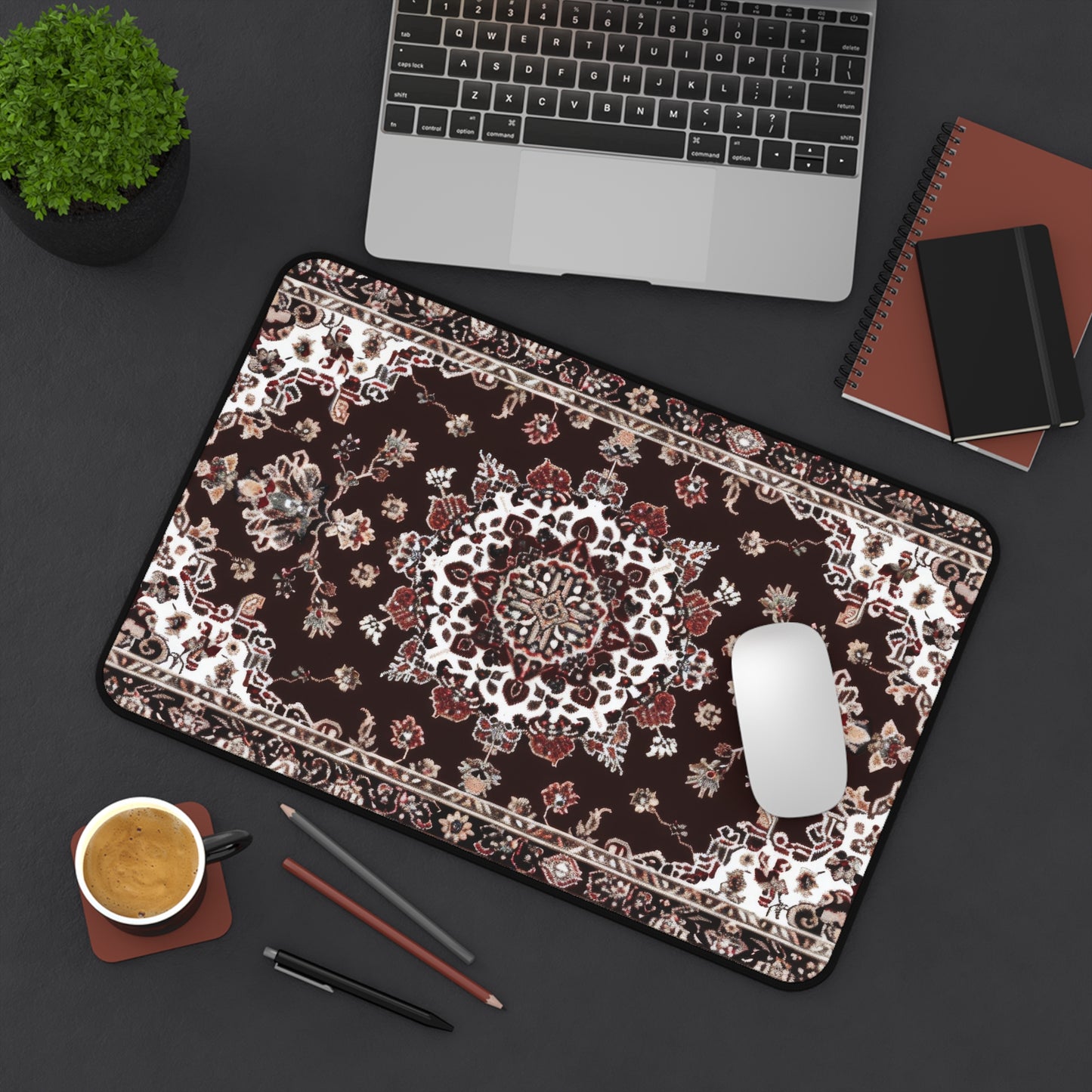 Exquisite Persian Rug Desk Mat – XL Elegant Gaming Mouse Pad