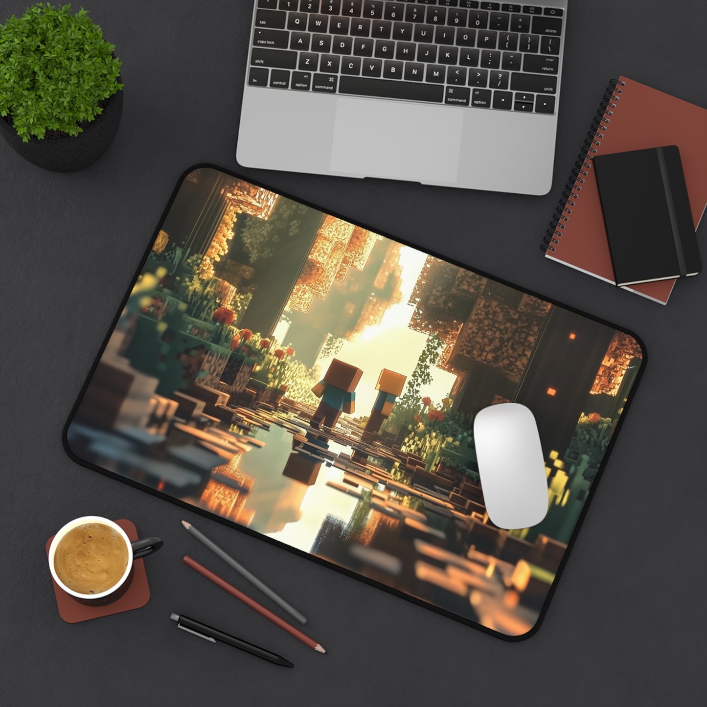 Minecraft Desk Mat – XL Pixel Gaming Mouse Pad