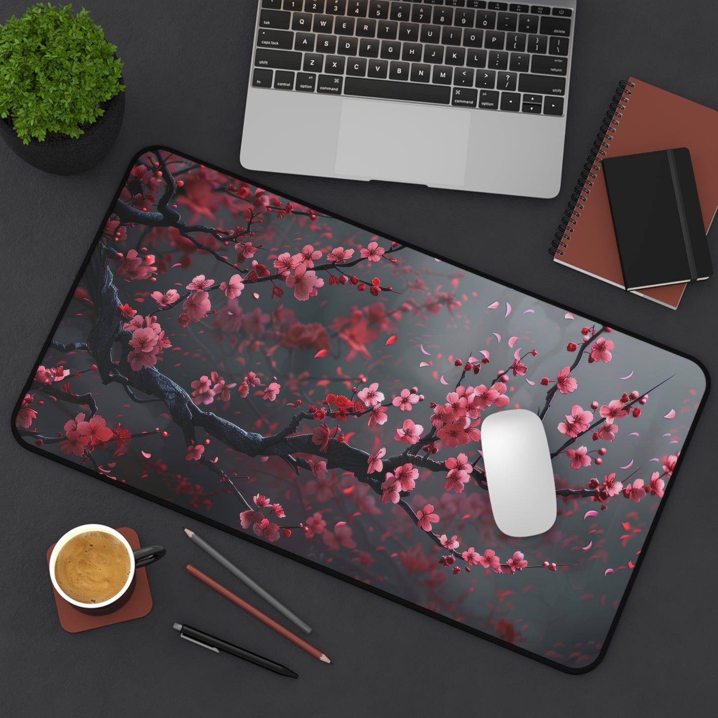Cherry Blossom Tree Desk Mat – XL Floral Gaming Mouse Pad