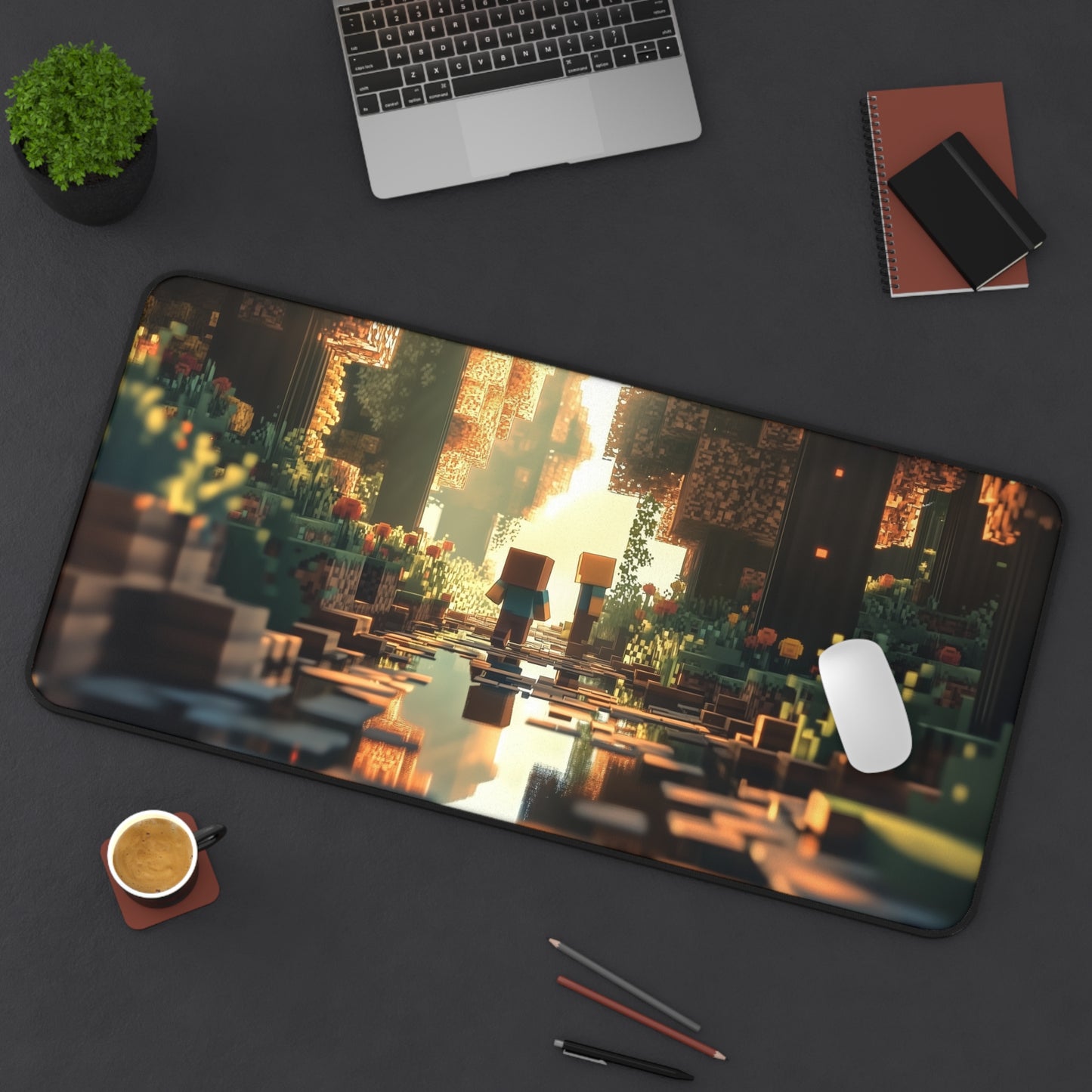 Minecraft Desk Mat – XL Pixel Gaming Mouse Pad