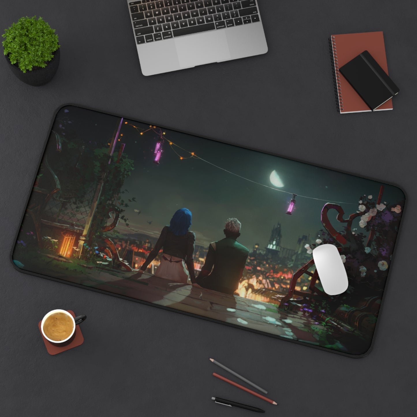 Jinx & Ekko Arcane Desk Mat – XL League of Legends Gaming Mouse Pad