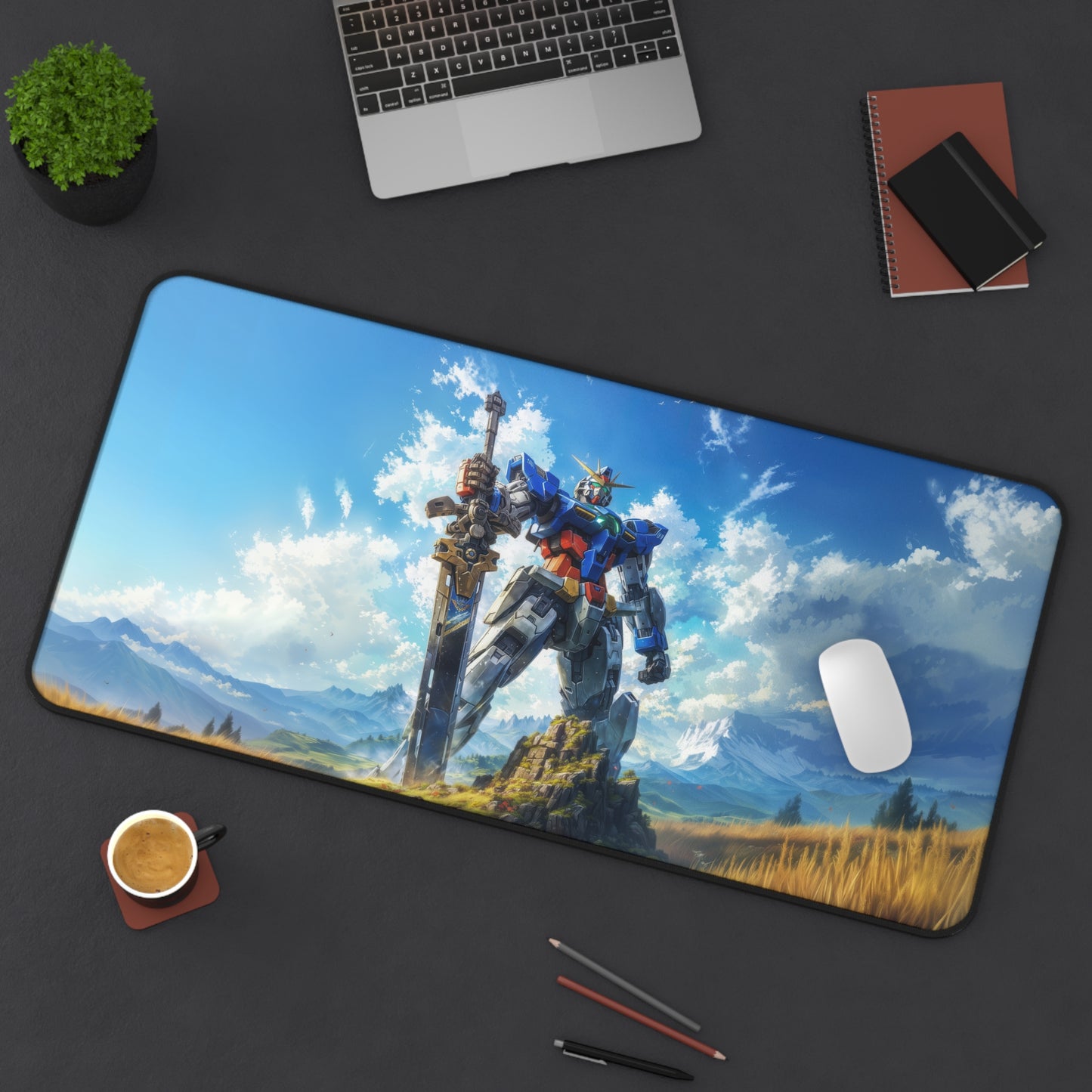 Gundam Desk Mat – XL Anime Gaming Pad with Mecha-Inspired Design