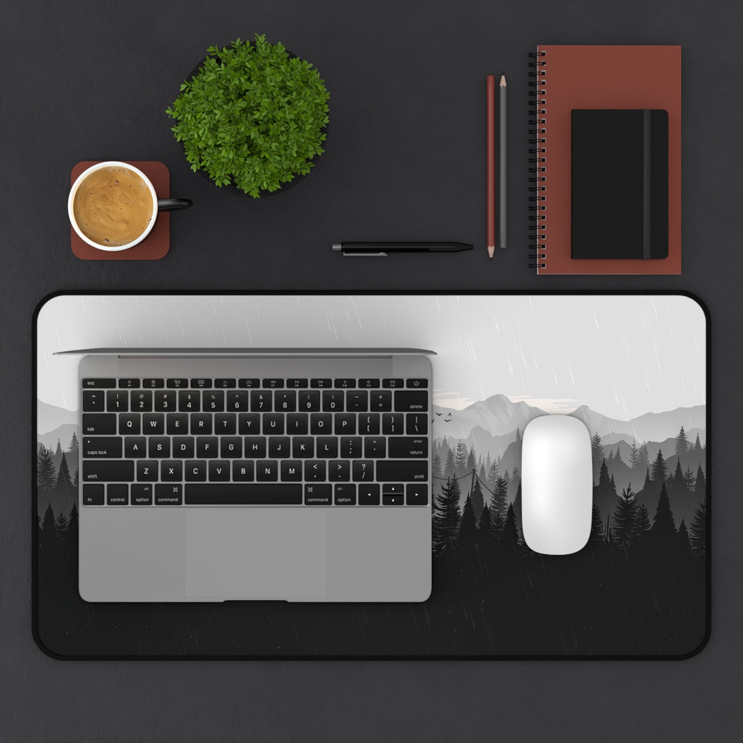 Firewatch Desk Mat – XL Scenic Forest Gaming Mouse Pad