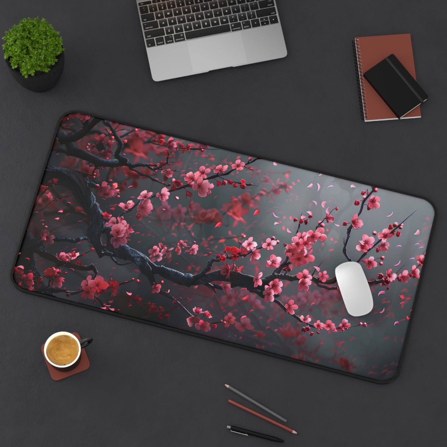 Cherry Blossom Tree Desk Mat – XL Floral Gaming Mouse Pad