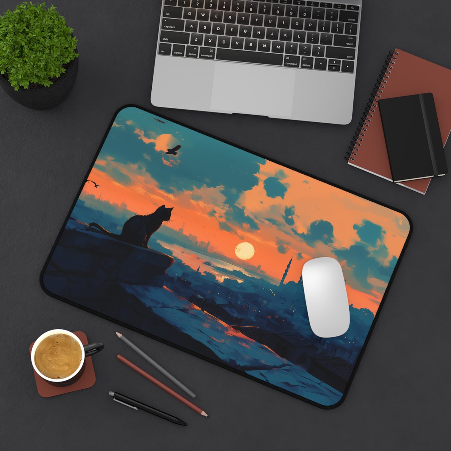 Cats of Istanbul Desk Mat – XL Cat Lover’s Gaming Mouse Pad