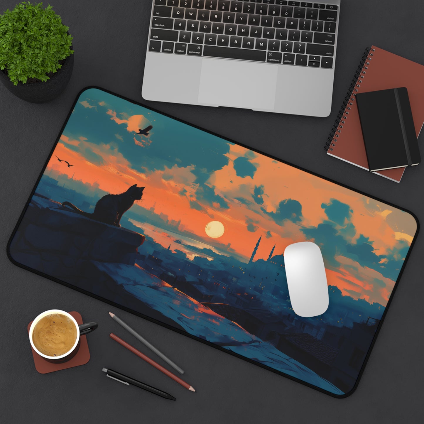 Cats of Istanbul Desk Mat – XL Cat Lover’s Gaming Mouse Pad