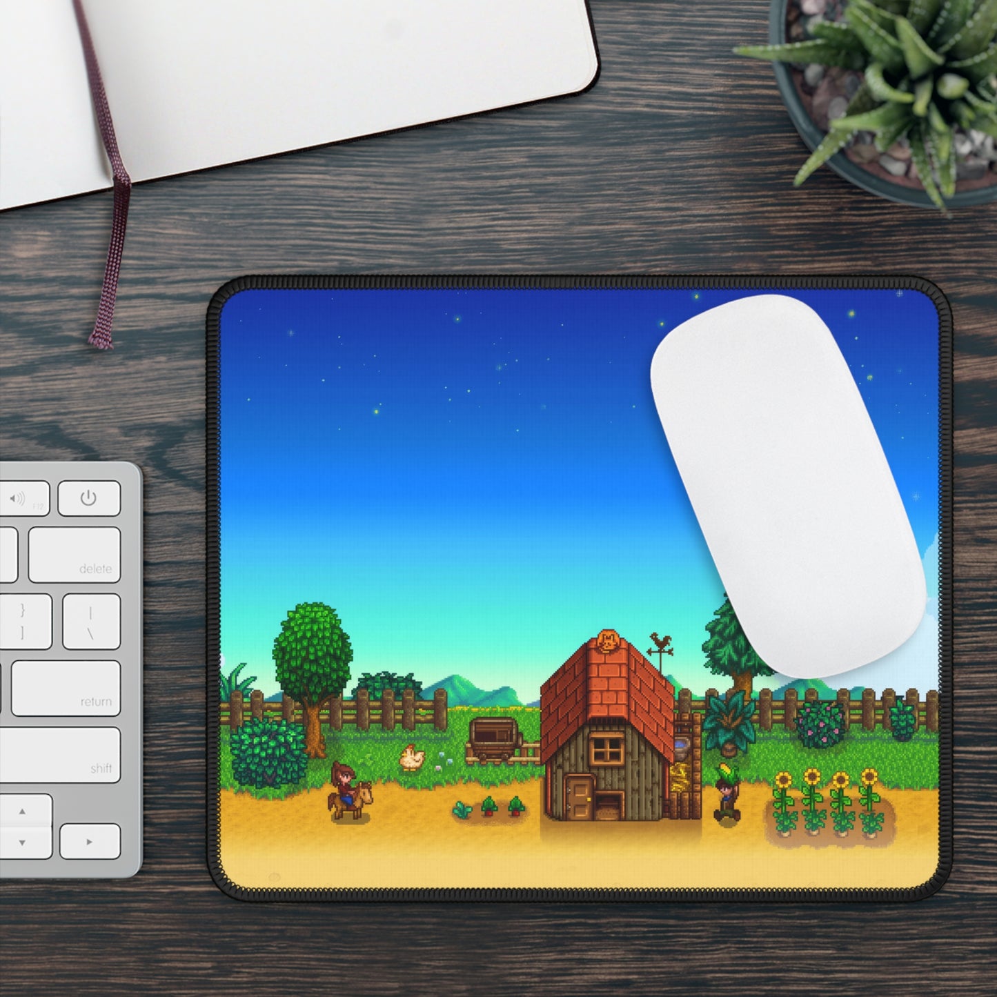 Stardew Valley Desk Mat – XL Cozy Farm Gaming Mouse Pad