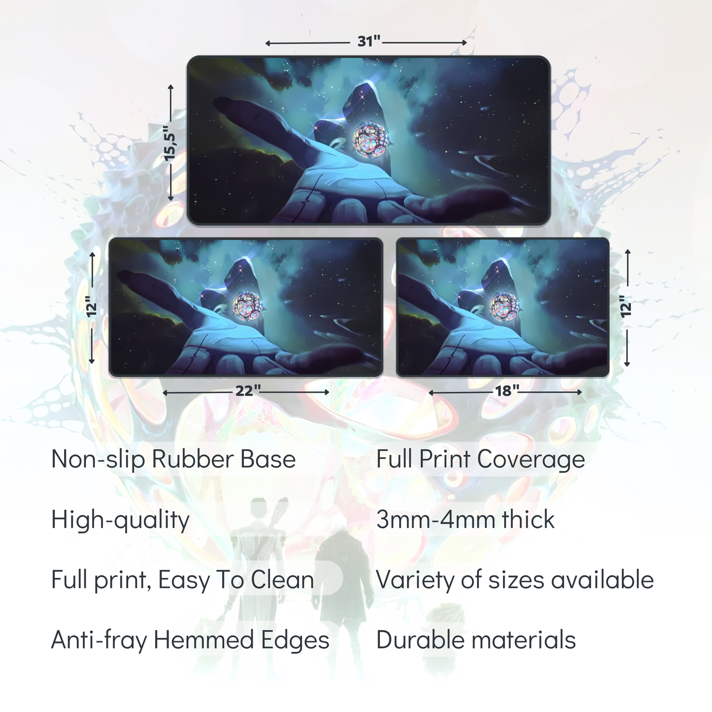 Arcane Viktor Chaos Desk Mat – XL League of Legends Gaming Mouse Pad