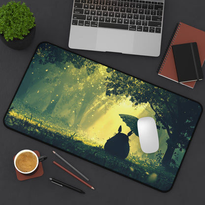Totoro in Forest Desk Mat – XL Studio Ghibli Mouse Pad & Desk Decor