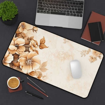Beige and Brown Floral