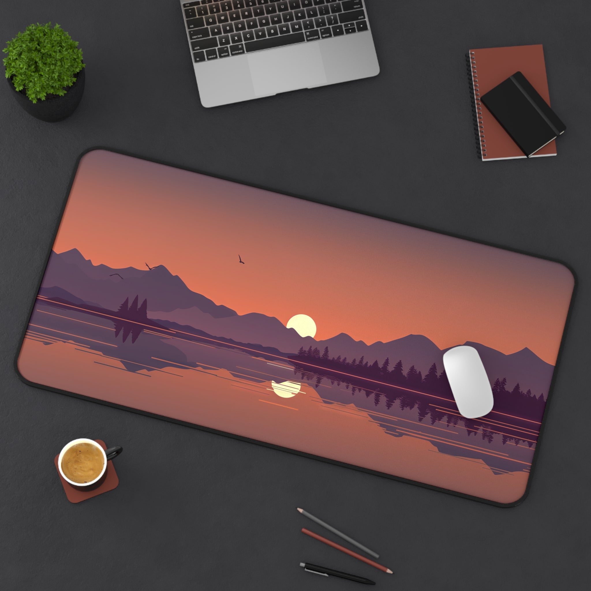 Serene Lake at Sunset