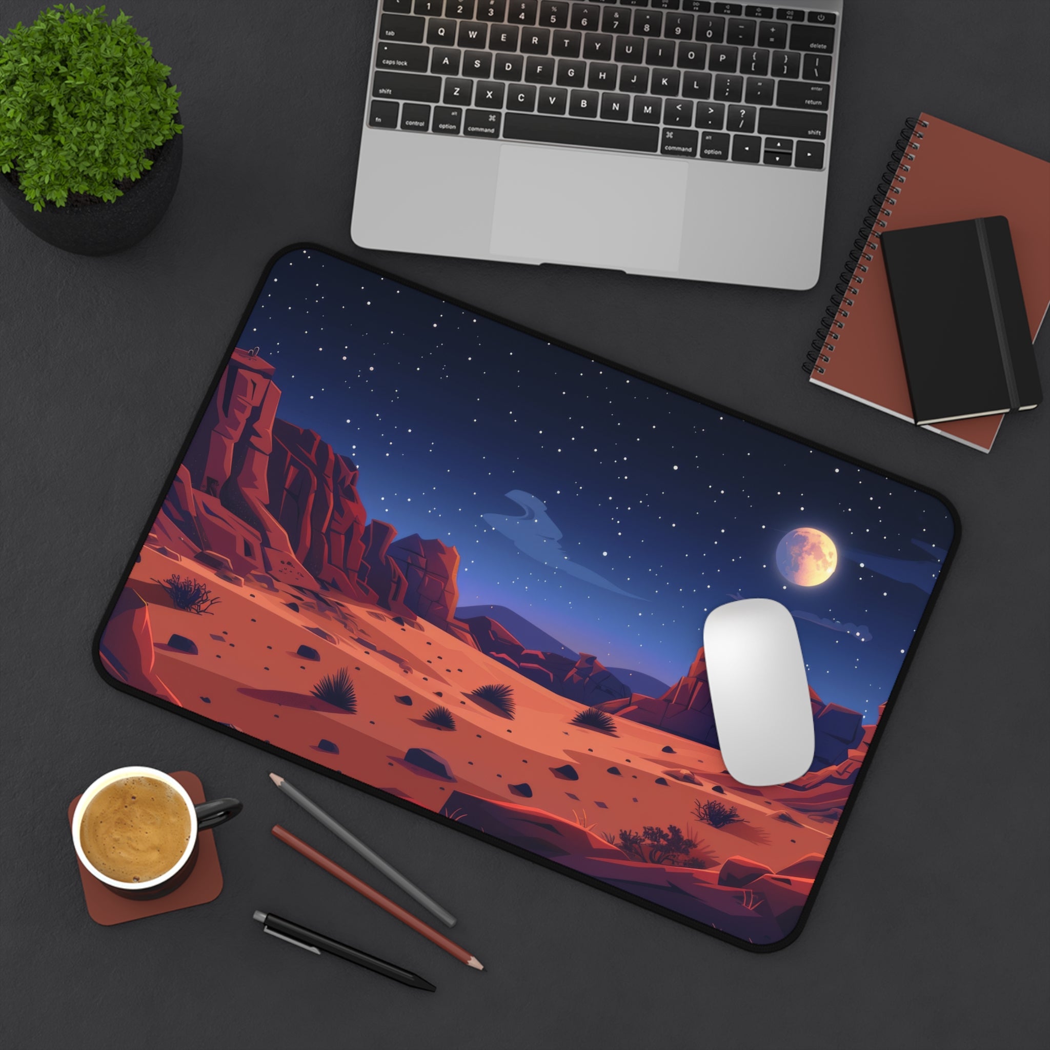 Cartoon Desert View