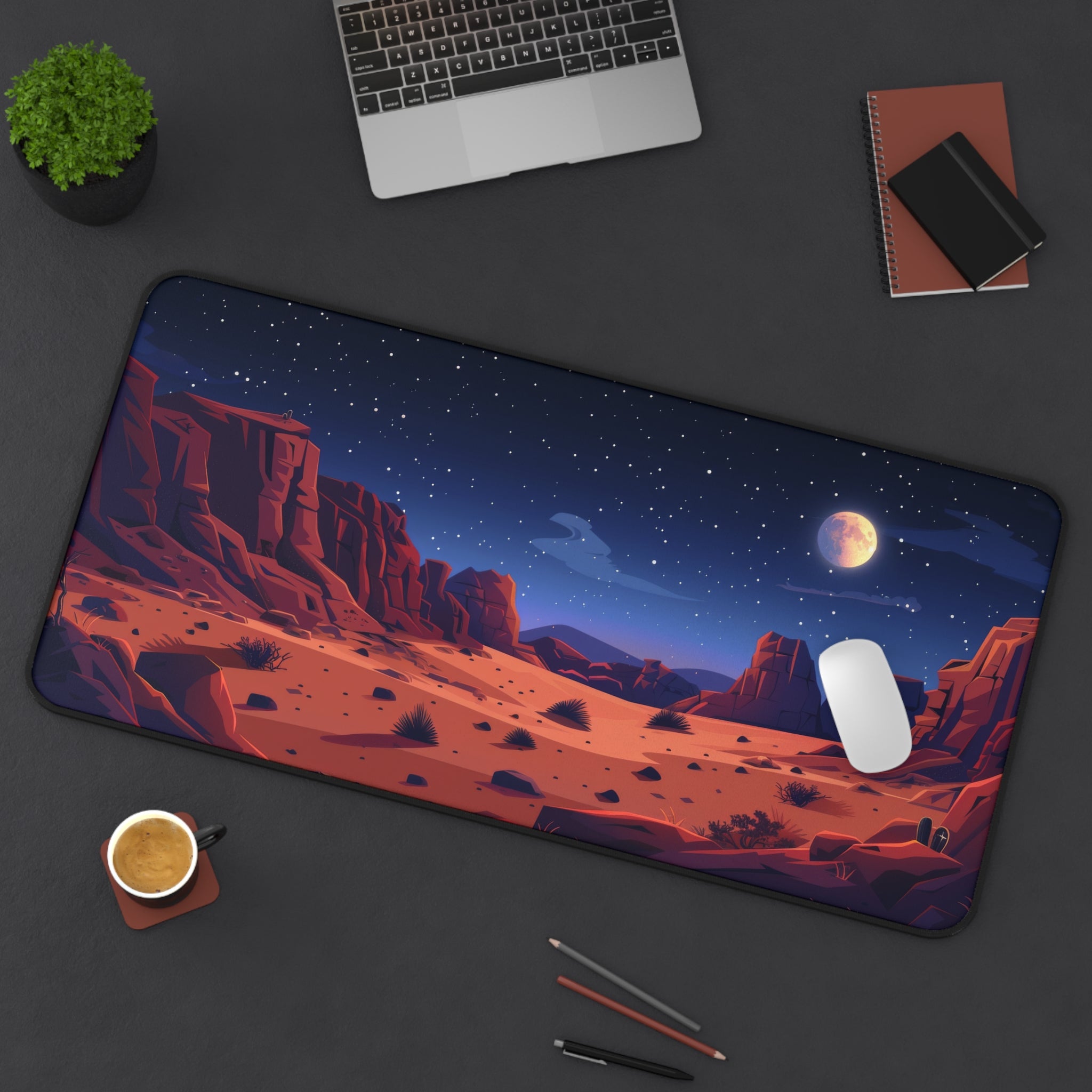 Cartoon Desert View
