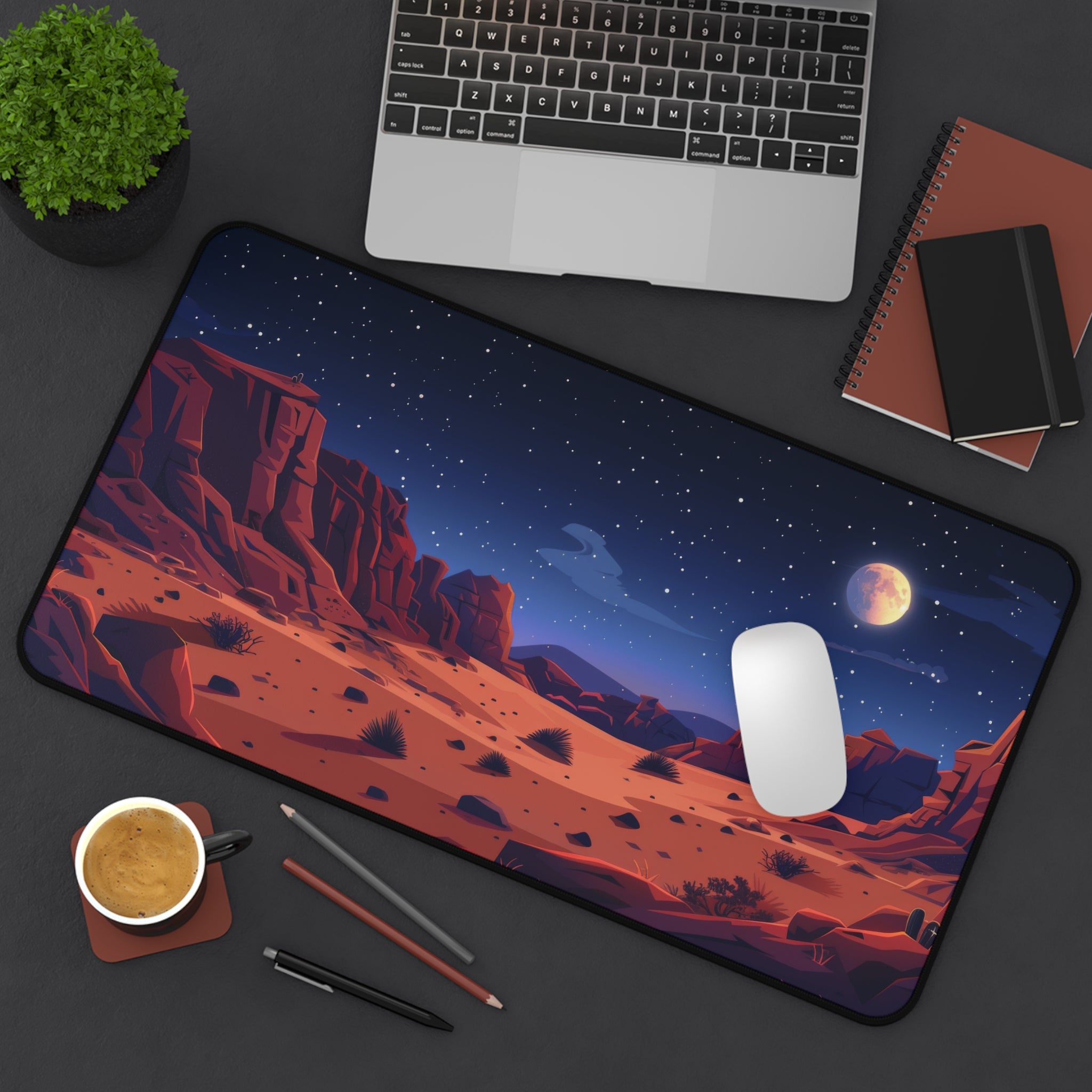 Cartoon Desert View