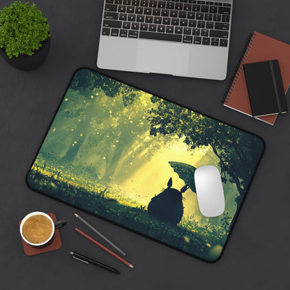 Totoro in Forest Desk Mat – XL Studio Ghibli Mouse Pad & Desk Decor