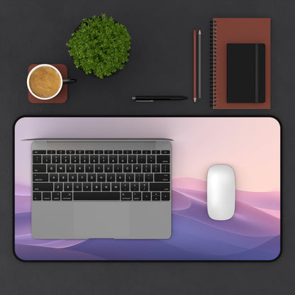 Minimalist Gradient Mountains Desk Mat – XL Cozy Gaming Mouse Pad