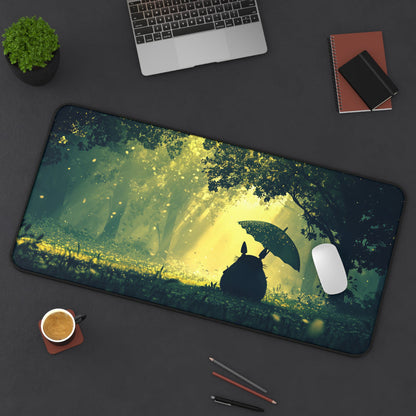 Totoro in Forest Desk Mat – XL Studio Ghibli Mouse Pad & Desk Decor