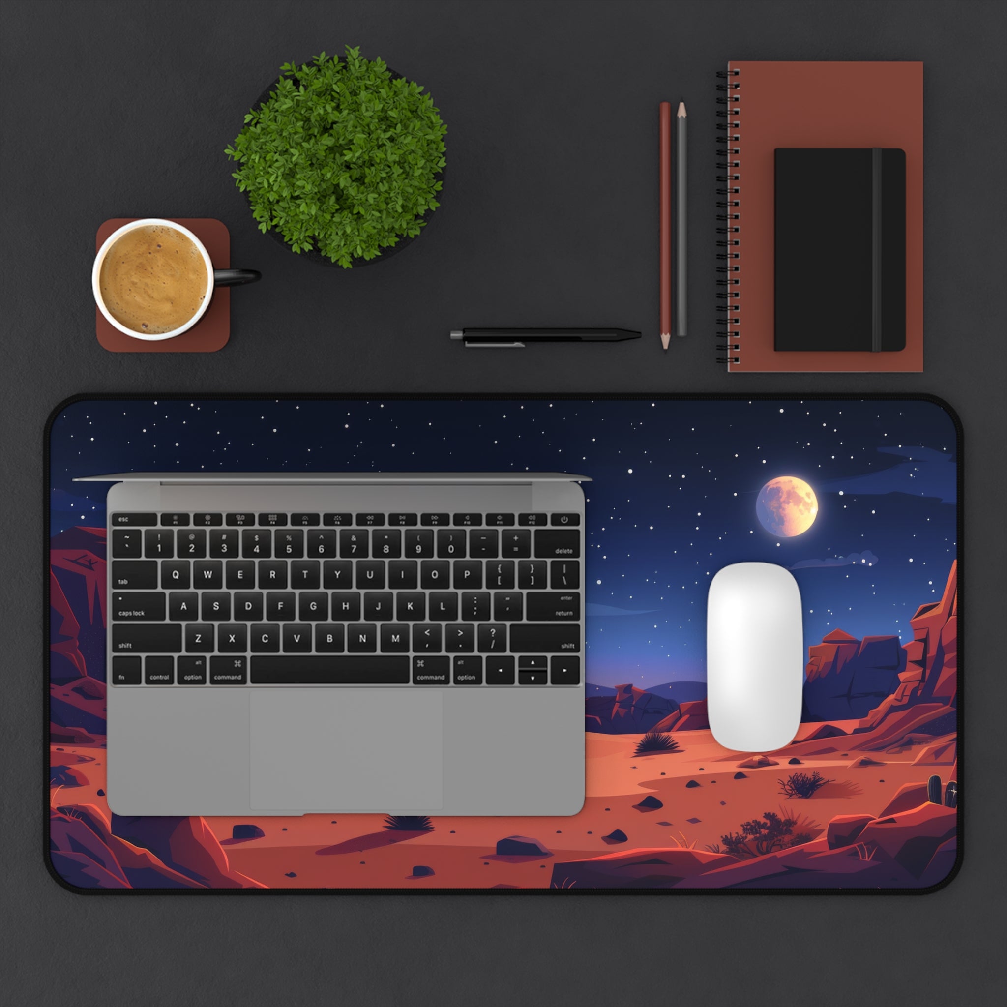 Cartoon Desert View