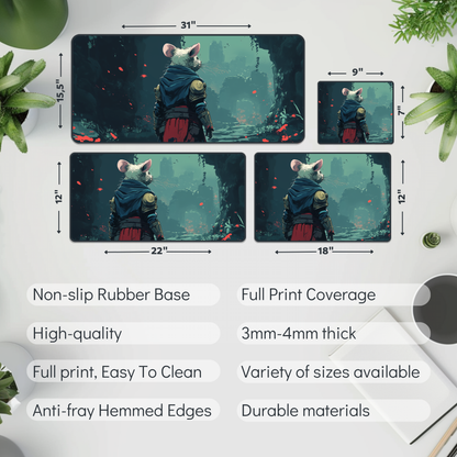 Adventurer Mouse Desk Mat – XL Whimsical Gaming Mouse Pad & Playmat