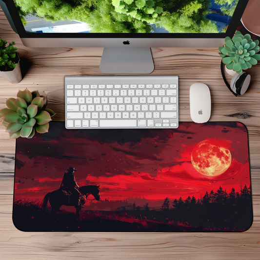 Lone Ranger Desk Mat – XL Western Cowboy Gaming Mouse Pad