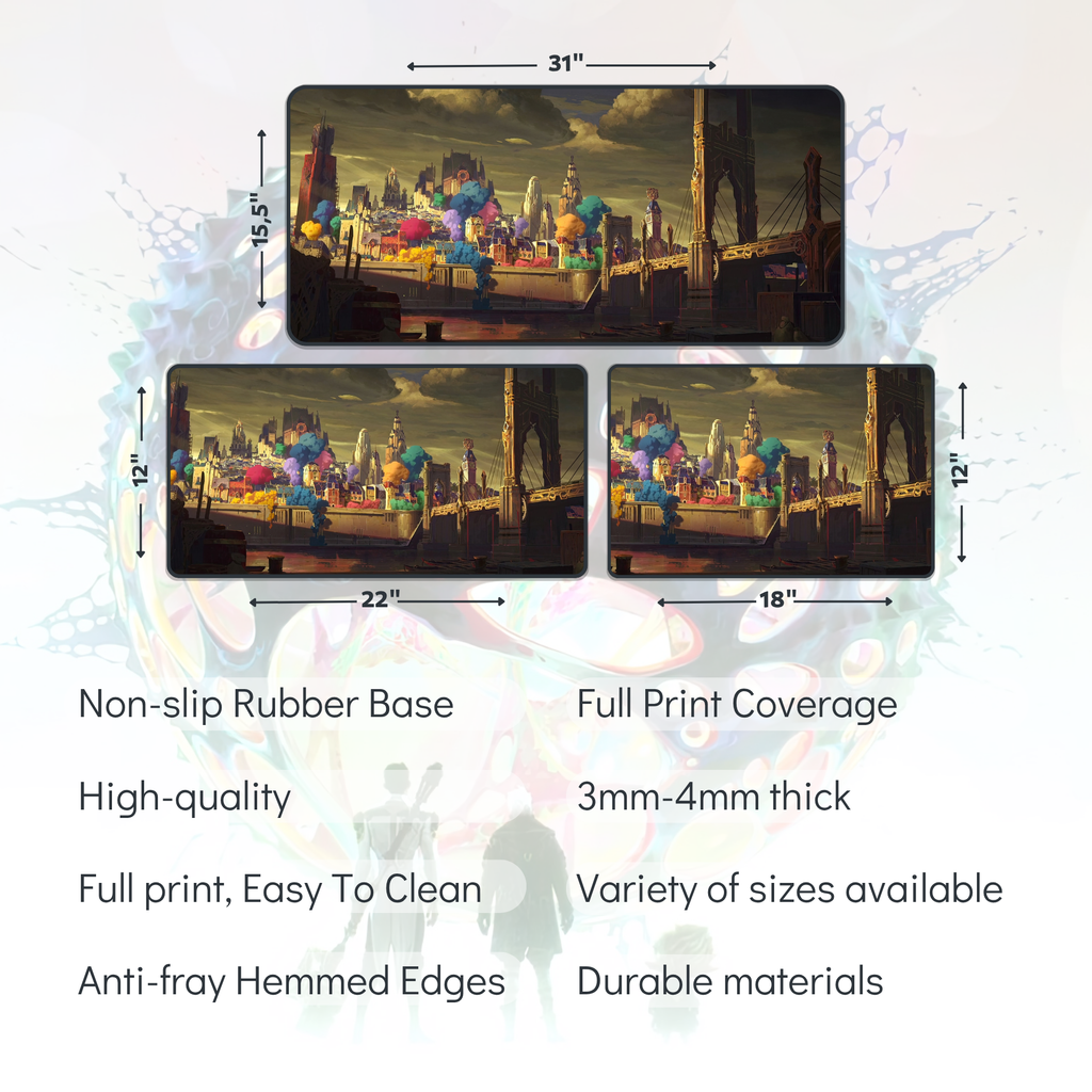 Arcane Piltover City Desk Mat