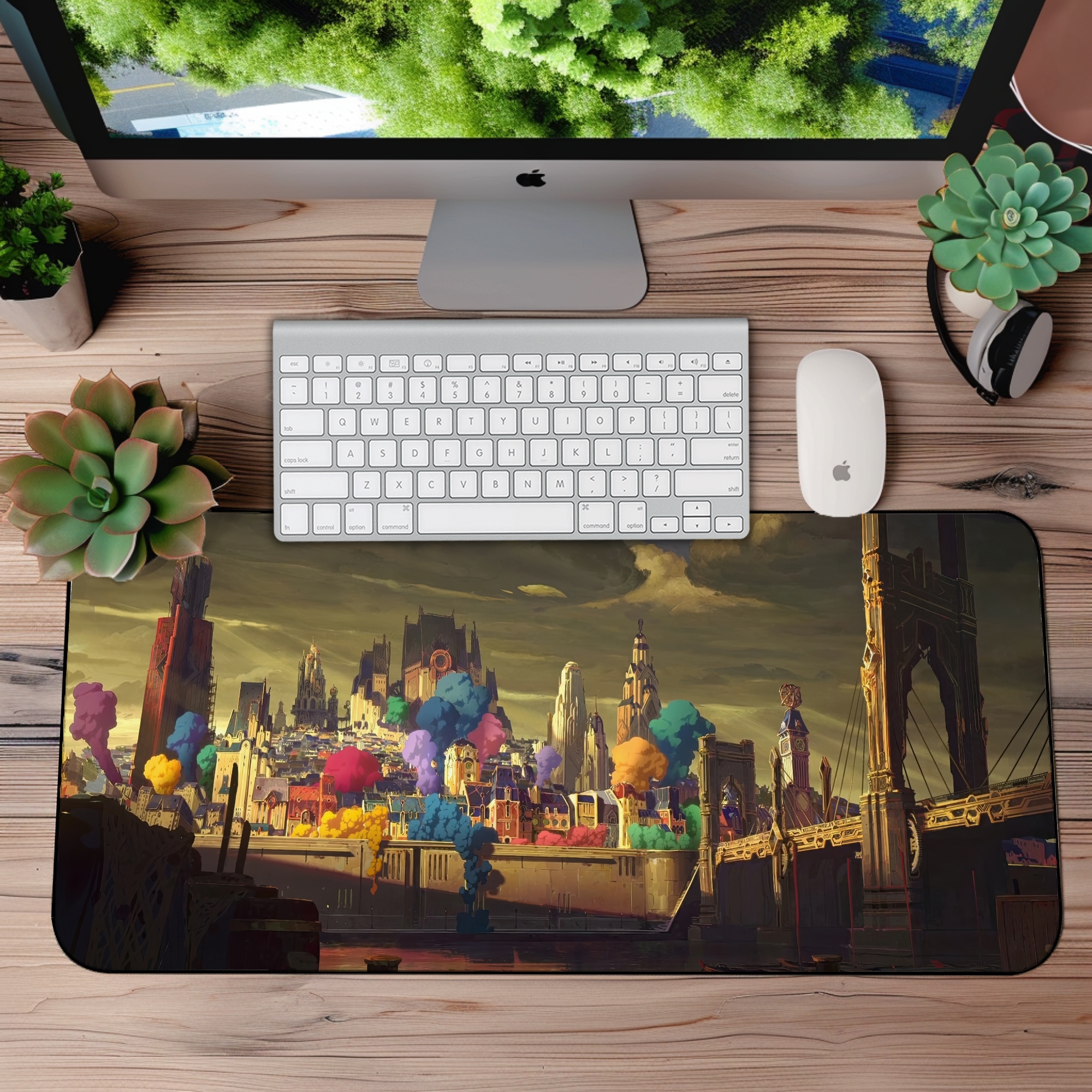 Arcane Piltover City Desk Mat