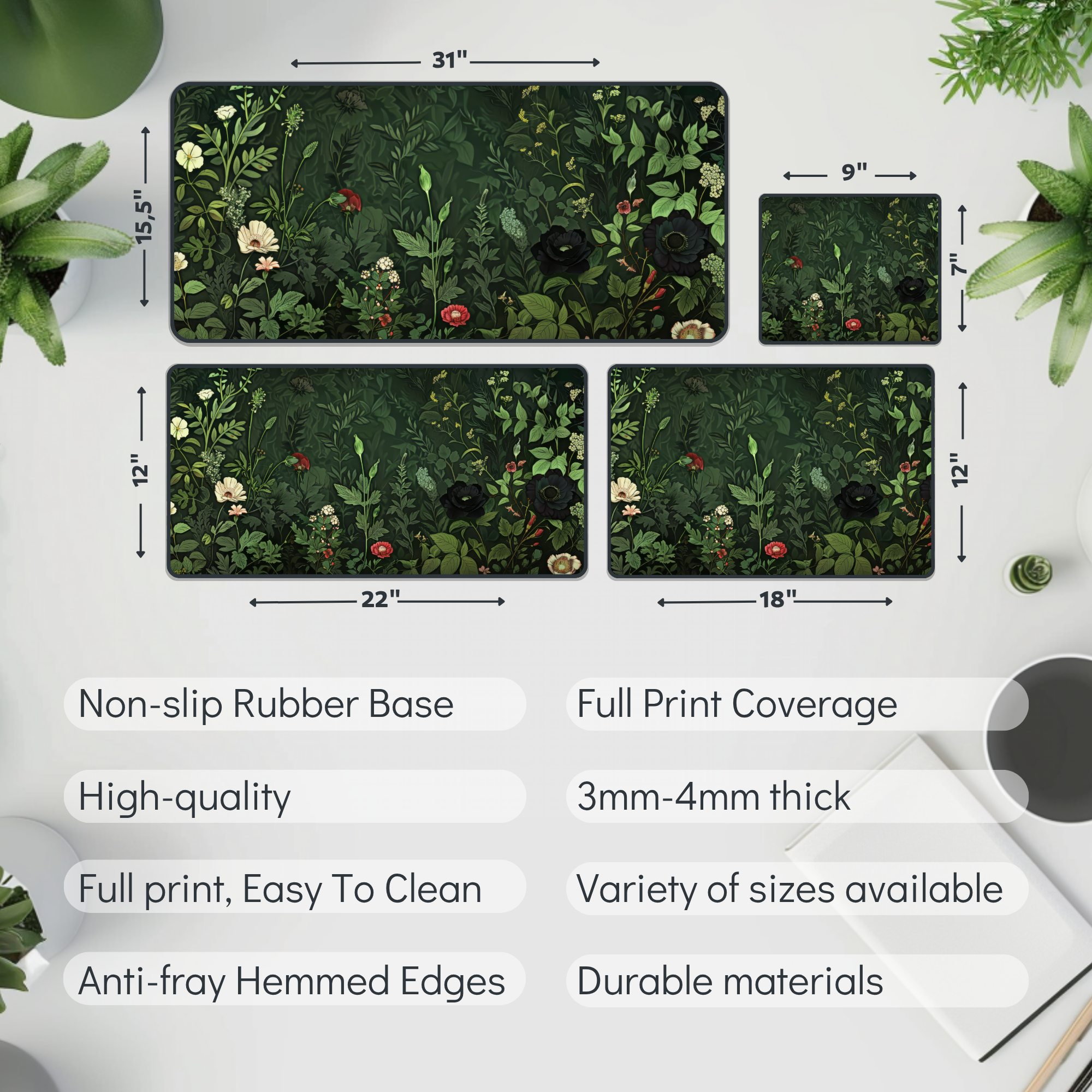 Dark Cottagecore Floral