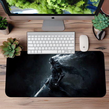 Dark Souls Knight Desk Mat – XL Dark Fantasy Gaming Mouse Pad
