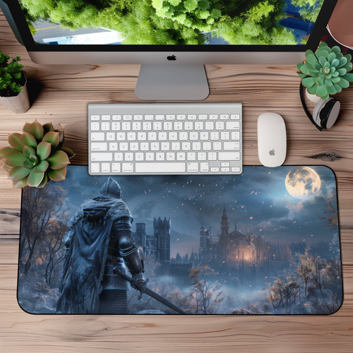 Elden Ring Inspired Desk Mat – XL Gaming Mouse Pad with Dark Fantasy Design