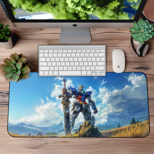 Gundam Desk Mat – XL Anime Gaming Pad with Mecha-Inspired Design