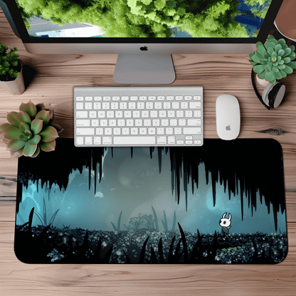 Hollow Knight Desk Mat, XL Gaming Mouse Pad with Video Game Art
