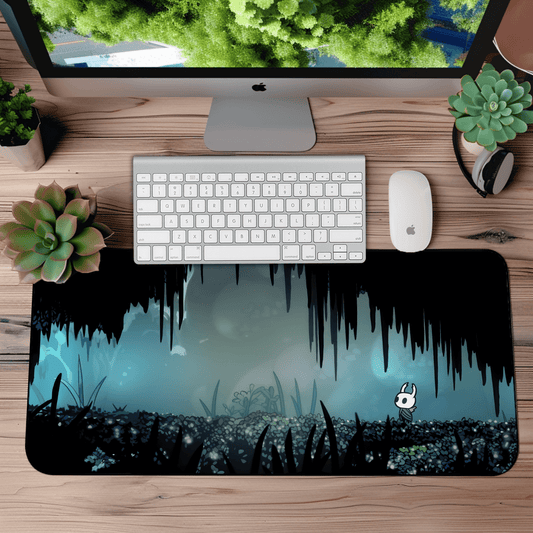 Hollow Knight Desk Mat, XL Gaming Mouse Pad with Video Game Art