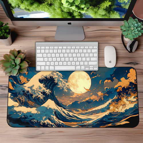 Great Wave off Kanagawa Desk Mat – XL Japanese Art Mouse Pad