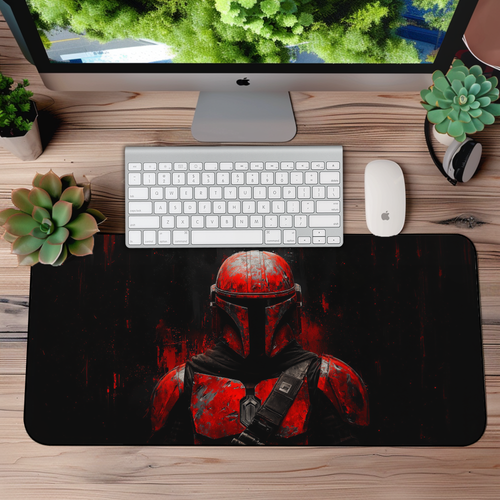 Mandalorian Desk Mat – XL Star Wars Gaming Mouse Pad