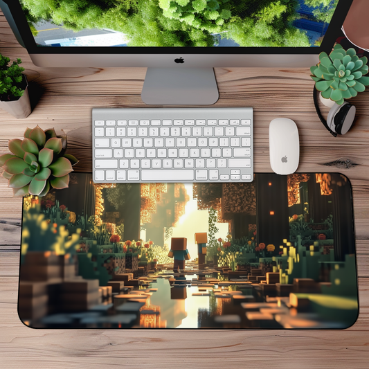 Minecraft Desk Mat – XL Pixel Gaming Mouse Pad