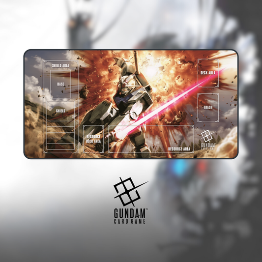 Gundam Laser Sword Playmat - Anime TCG Mat & XL Gaming Desk Pad