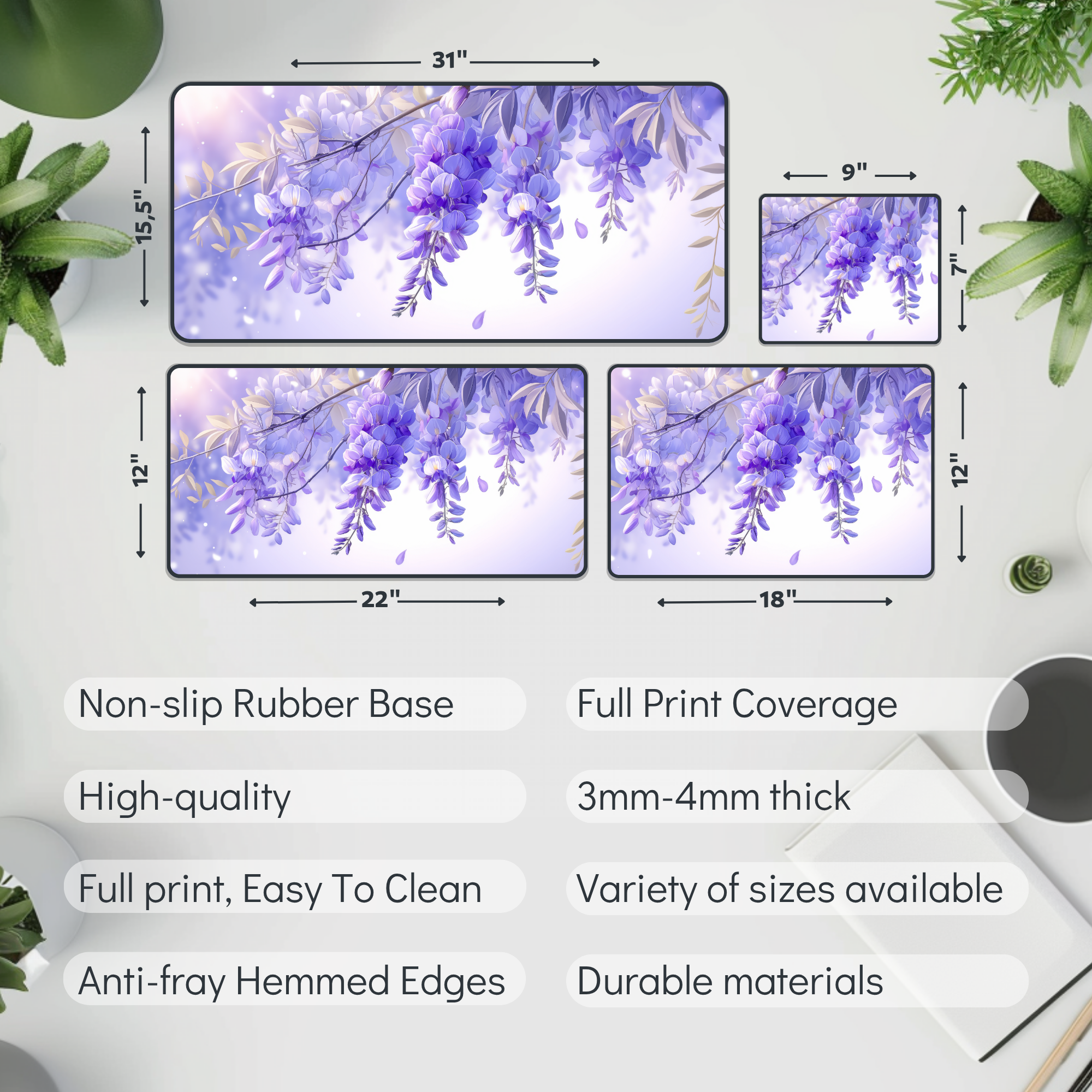 Purple Wisteria Vines