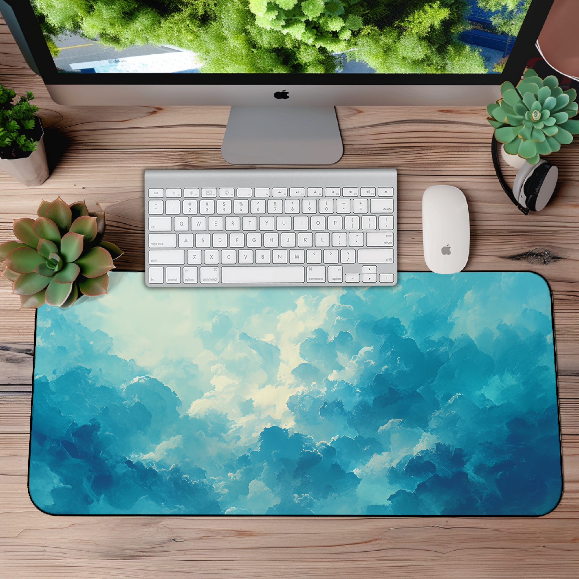 Surreal Blue Clouds